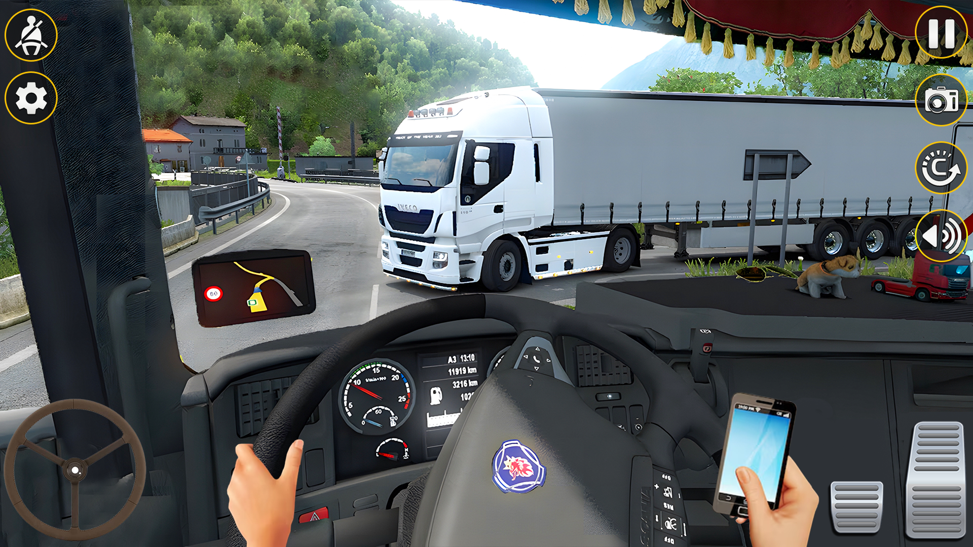 اسکرین شات 4 برنامه US Truck City Transport Sim 3D