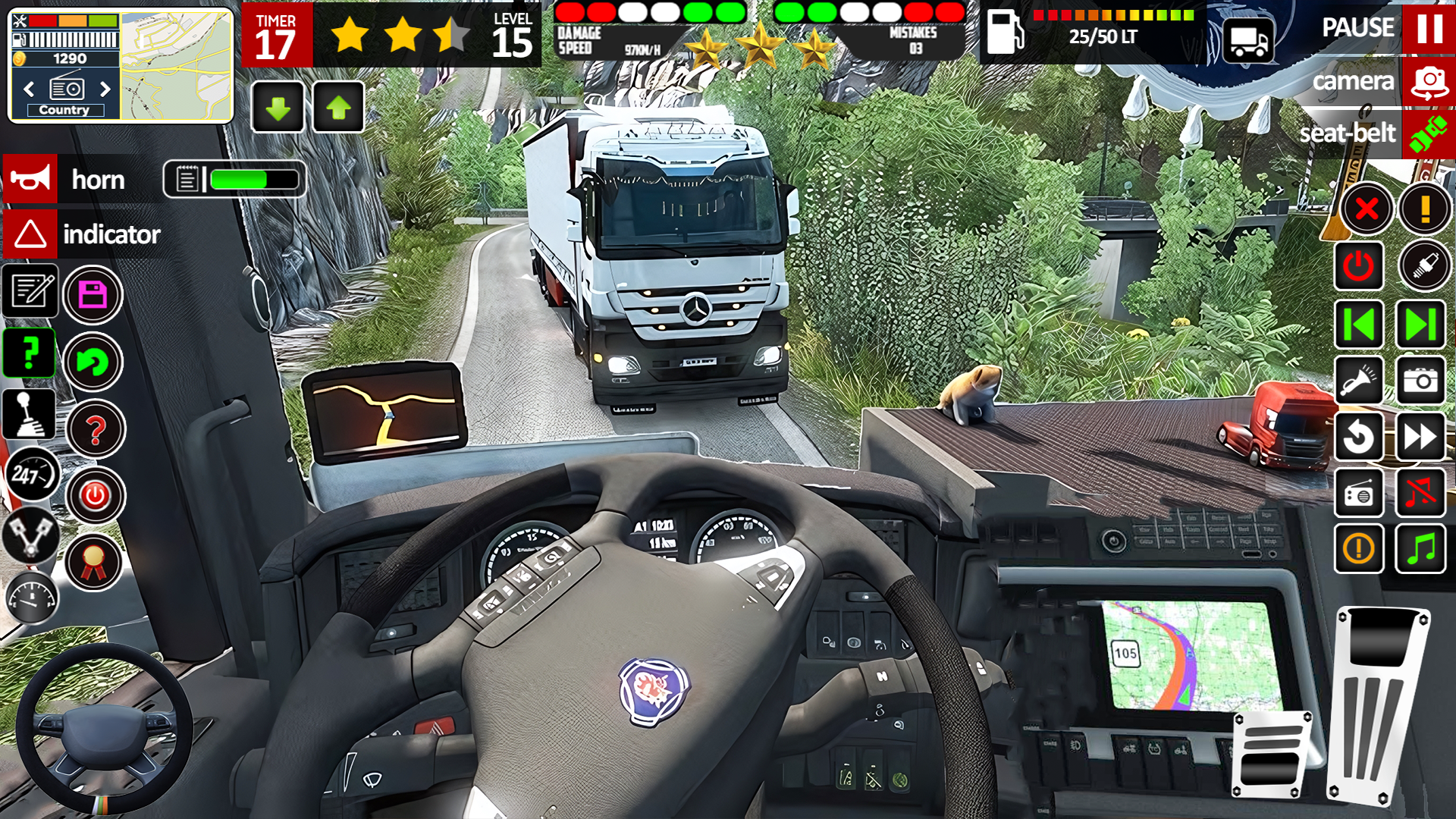 اسکرین شات 5 برنامه US Truck City Transport Sim 3d