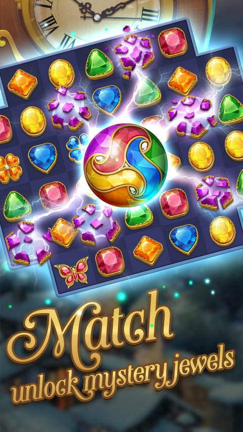 اسکرین شات 1 بازی Jewel Mystery - Match 3 Story