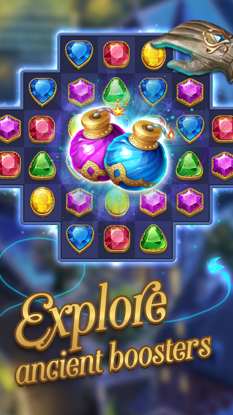 اسکرین شات 2 بازی Jewel Mystery - Match 3 Story