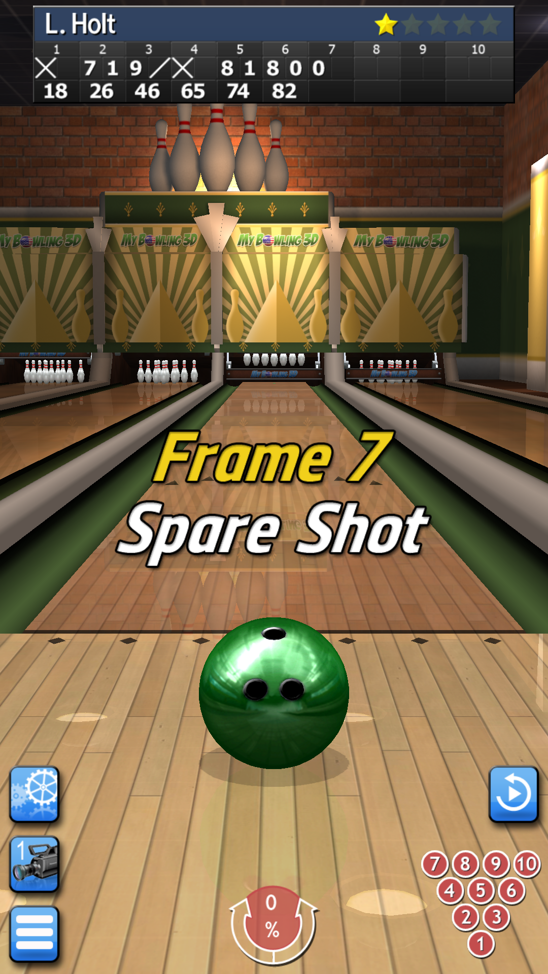 اسکرین شات 2 بازی My Bowling 3D