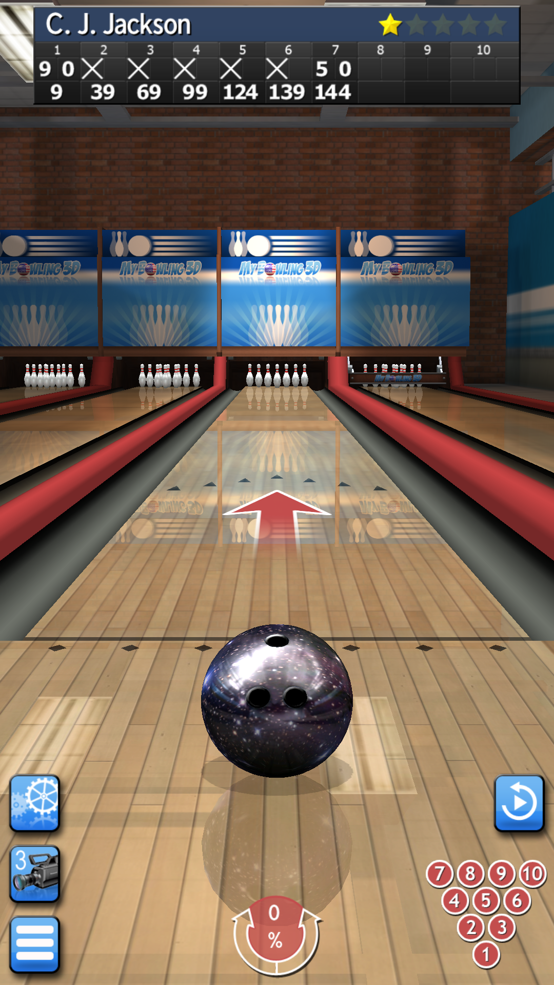 اسکرین شات 1 بازی My Bowling 3D