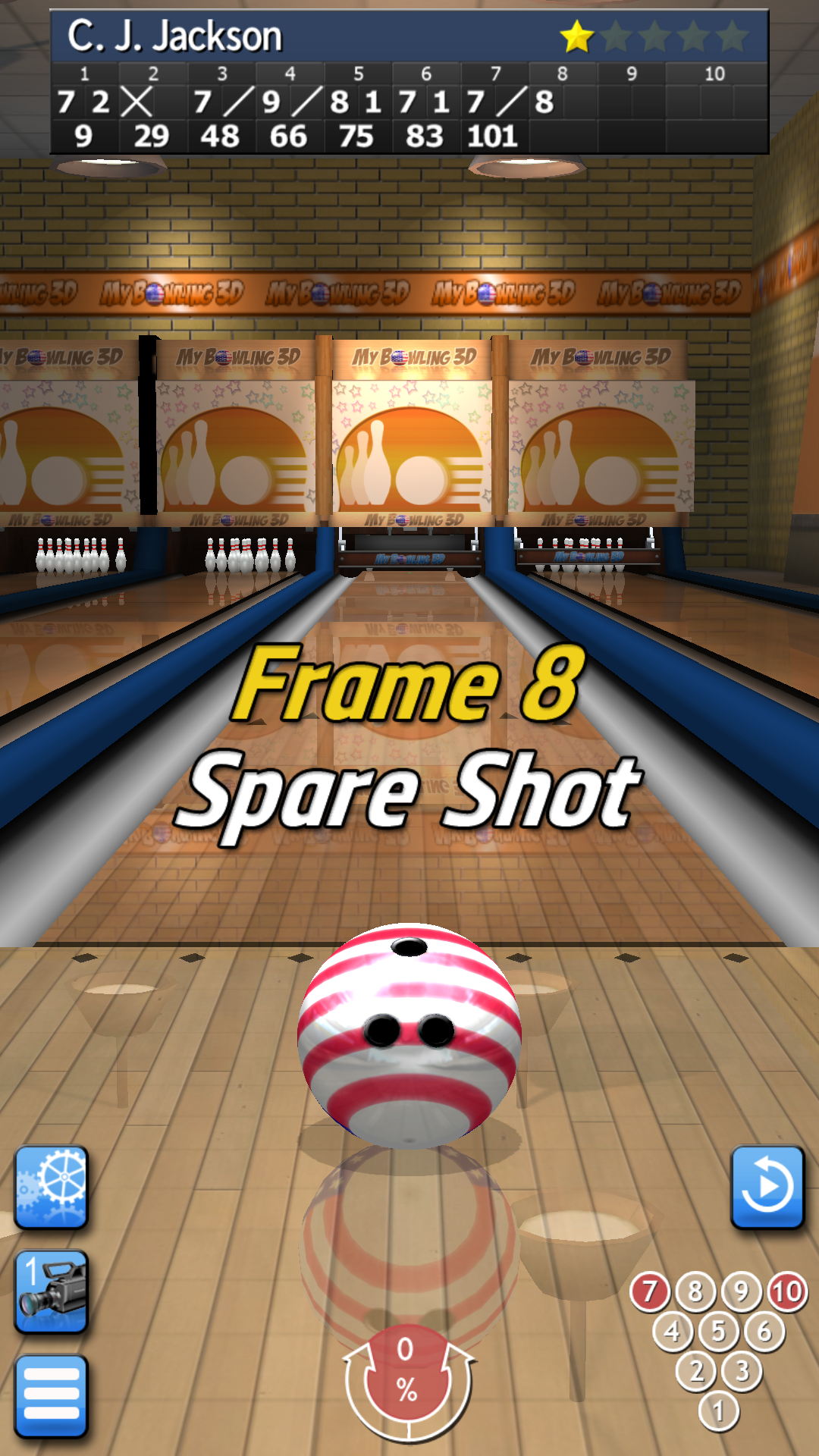 اسکرین شات 3 بازی My Bowling 3D