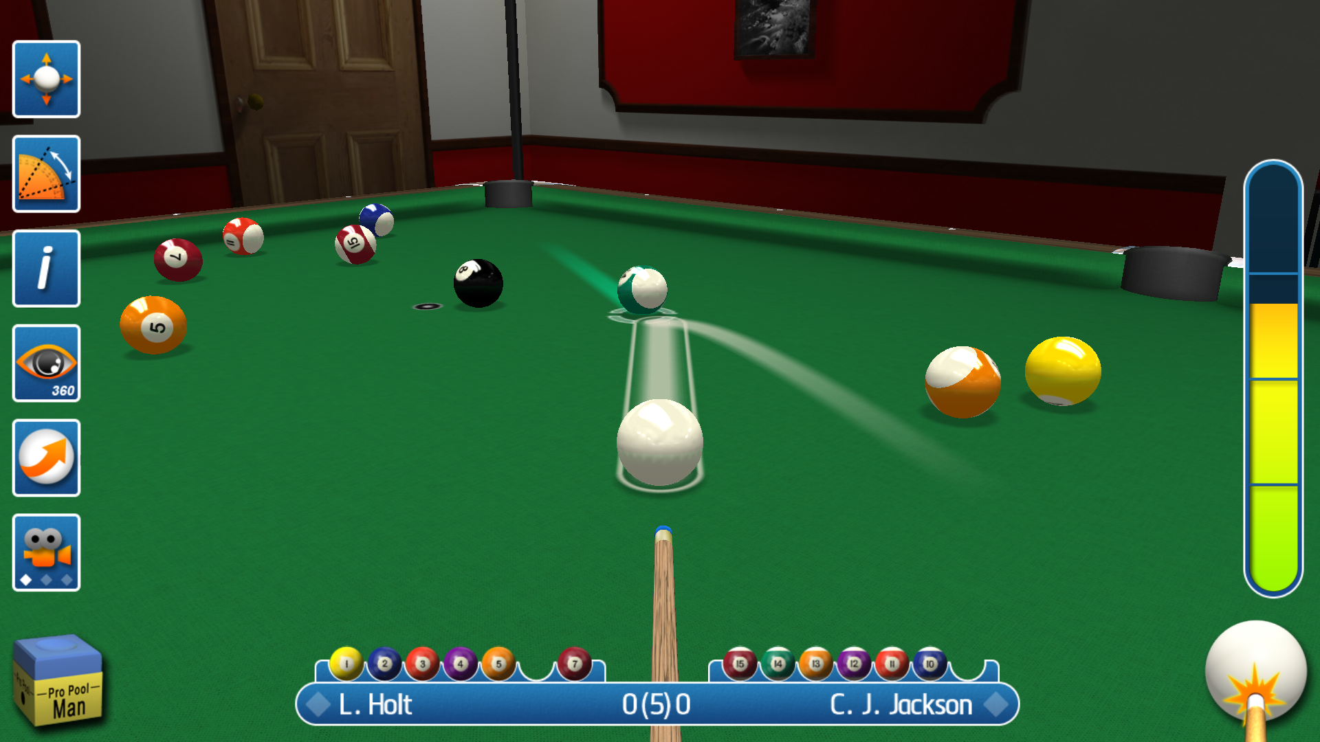 اسکرین شات 1 بازی Pro Pool 2025