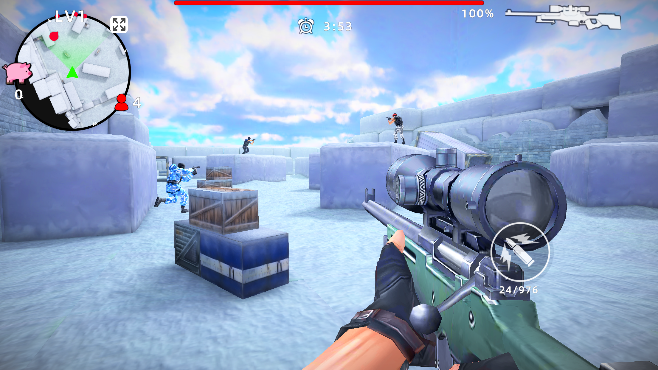 اسکرین شات 6 بازی Gun Strike: FPS Shooter Game