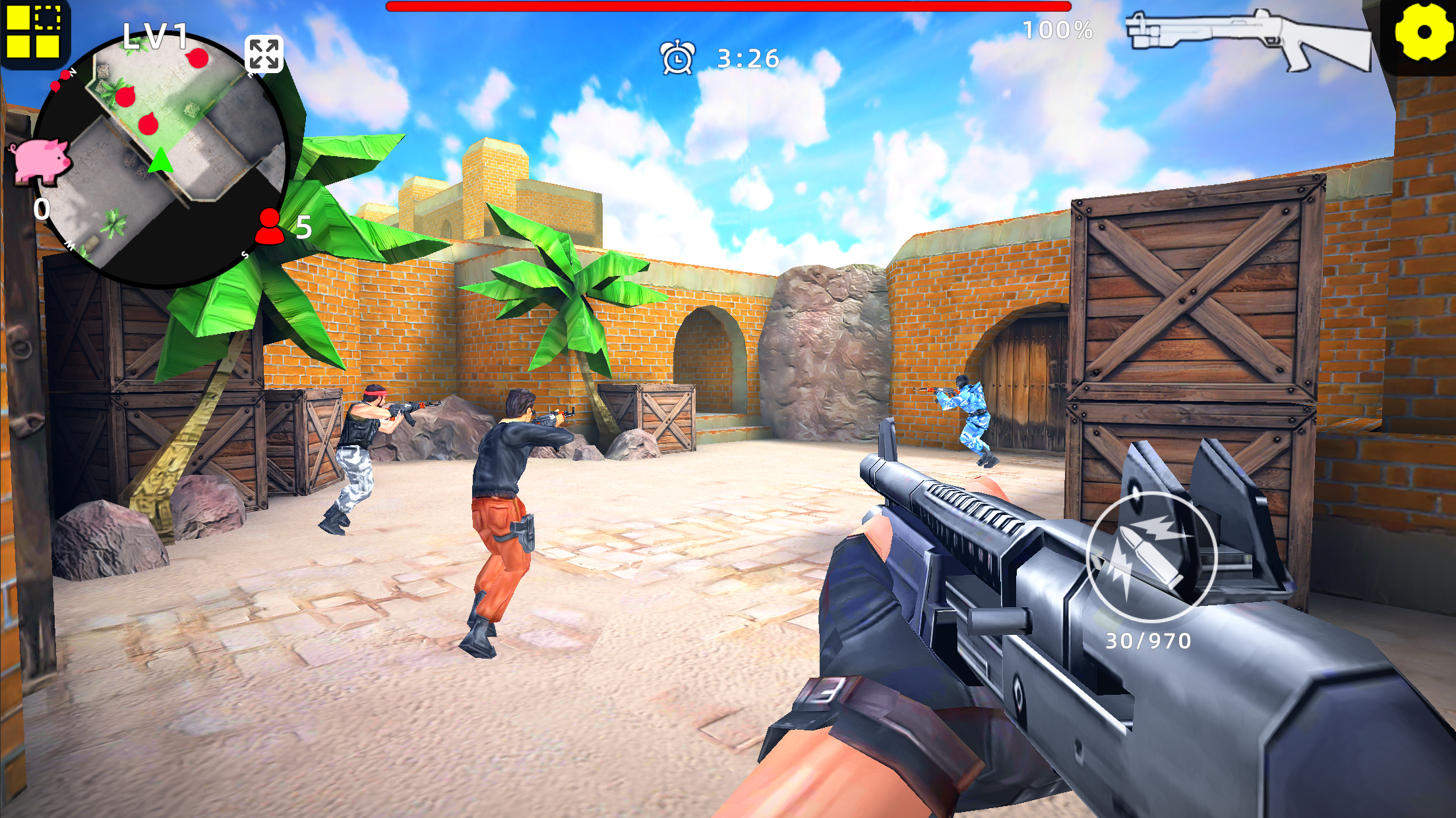 اسکرین شات 2 بازی Gun Strike: FPS Shooter Game