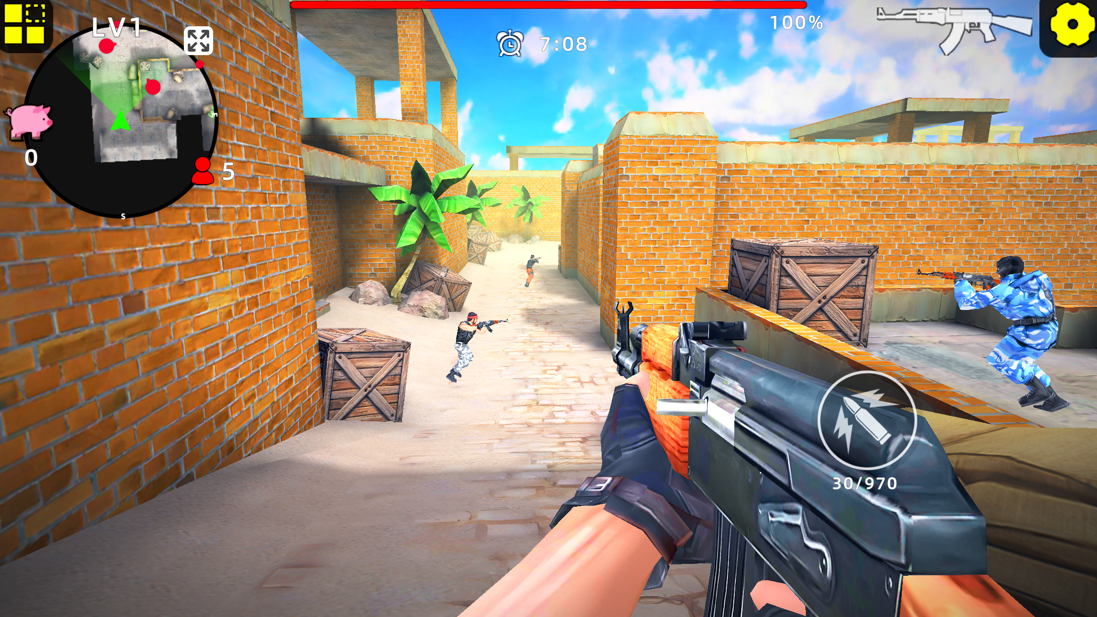 اسکرین شات 1 بازی Gun Strike: FPS Shooter Game