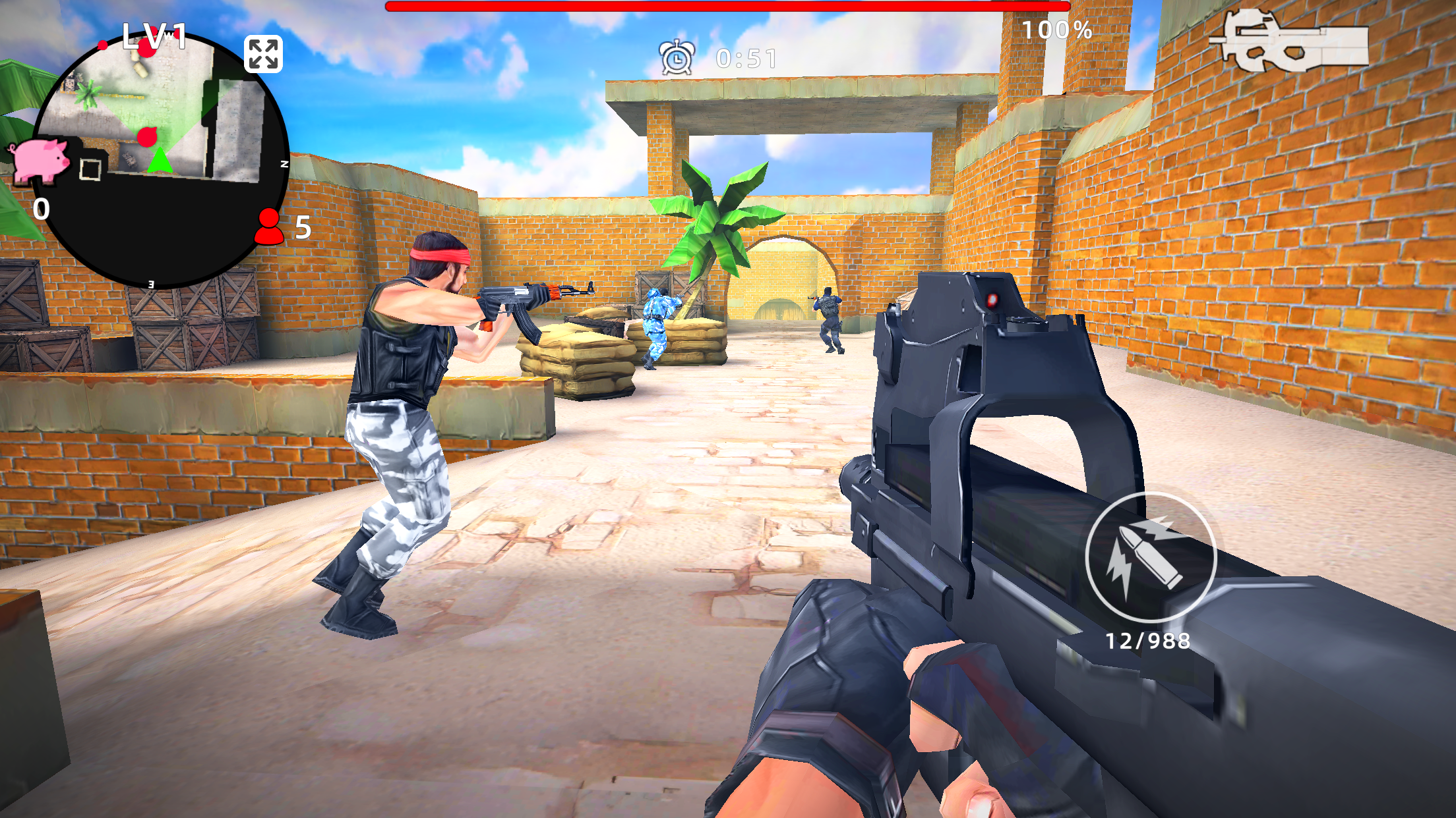 اسکرین شات 4 بازی Gun Strike: FPS Shooter Game