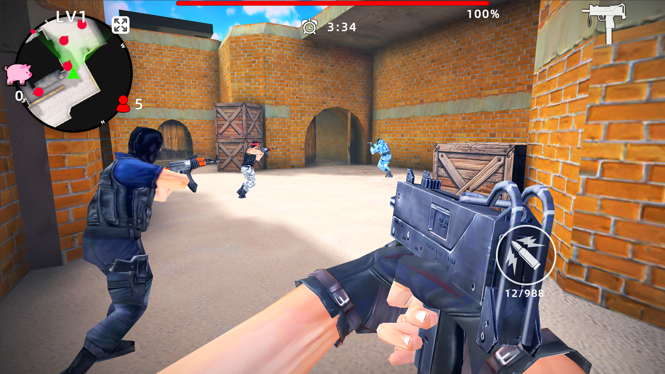 اسکرین شات 3 بازی Gun Strike: FPS Shooter Game