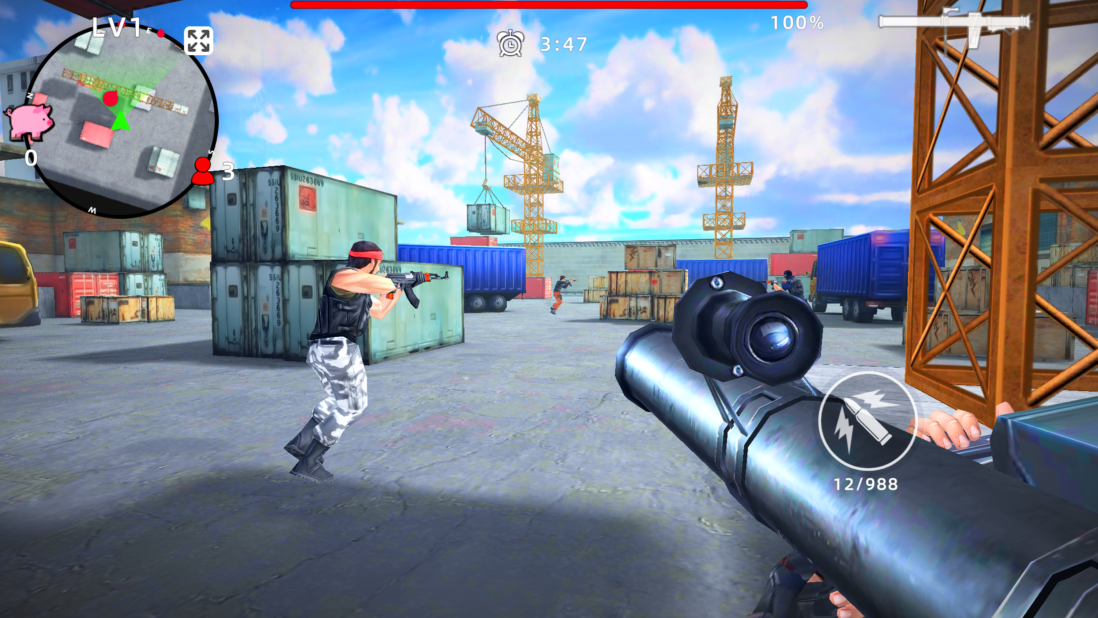اسکرین شات 5 بازی Gun Strike: FPS Shooter Game