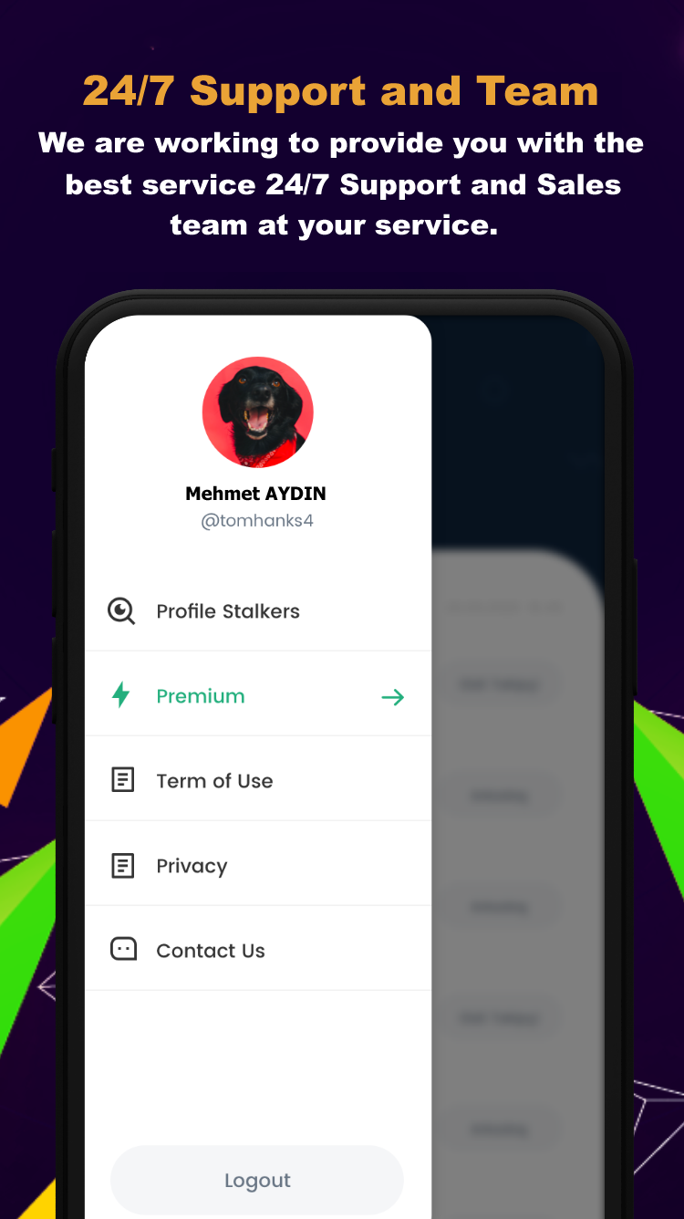 اسکرین شات 4 برنامه WProfile-Who Viewed My Profile