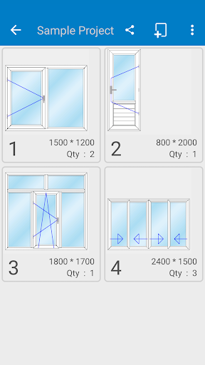 اسکرین شات 3 برنامه PVC window door design-iwindor