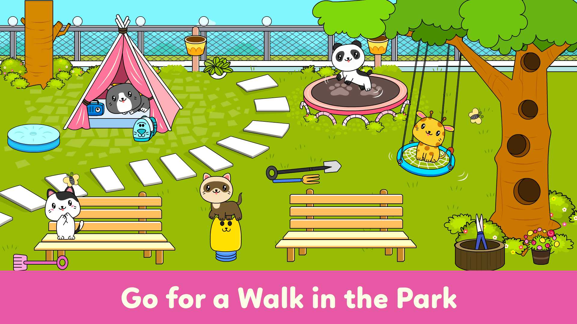 اسکرین شات 5 بازی Tizi Town - My Pet Daycare