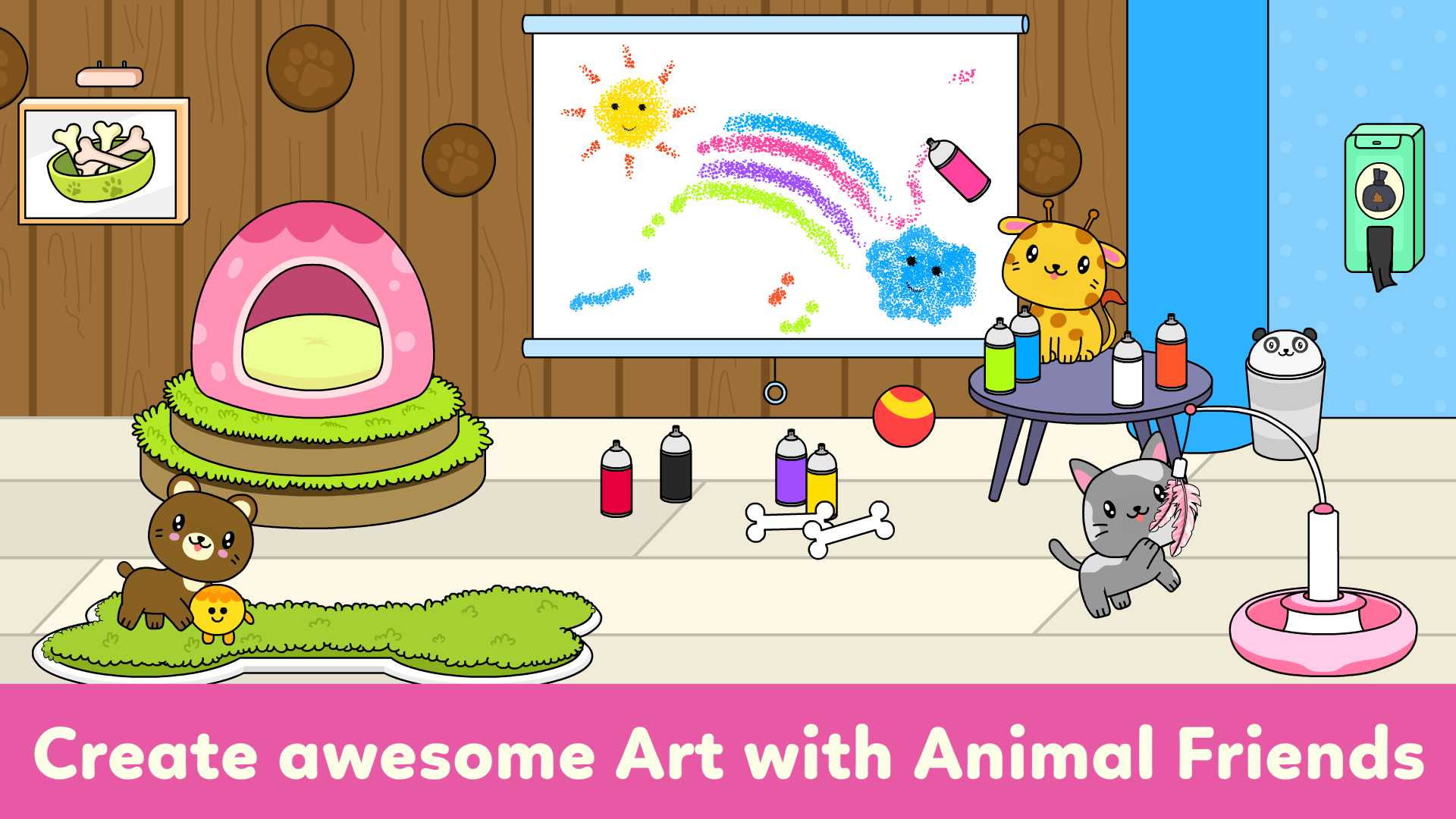 اسکرین شات 4 بازی Tizi Town - My Pet Daycare