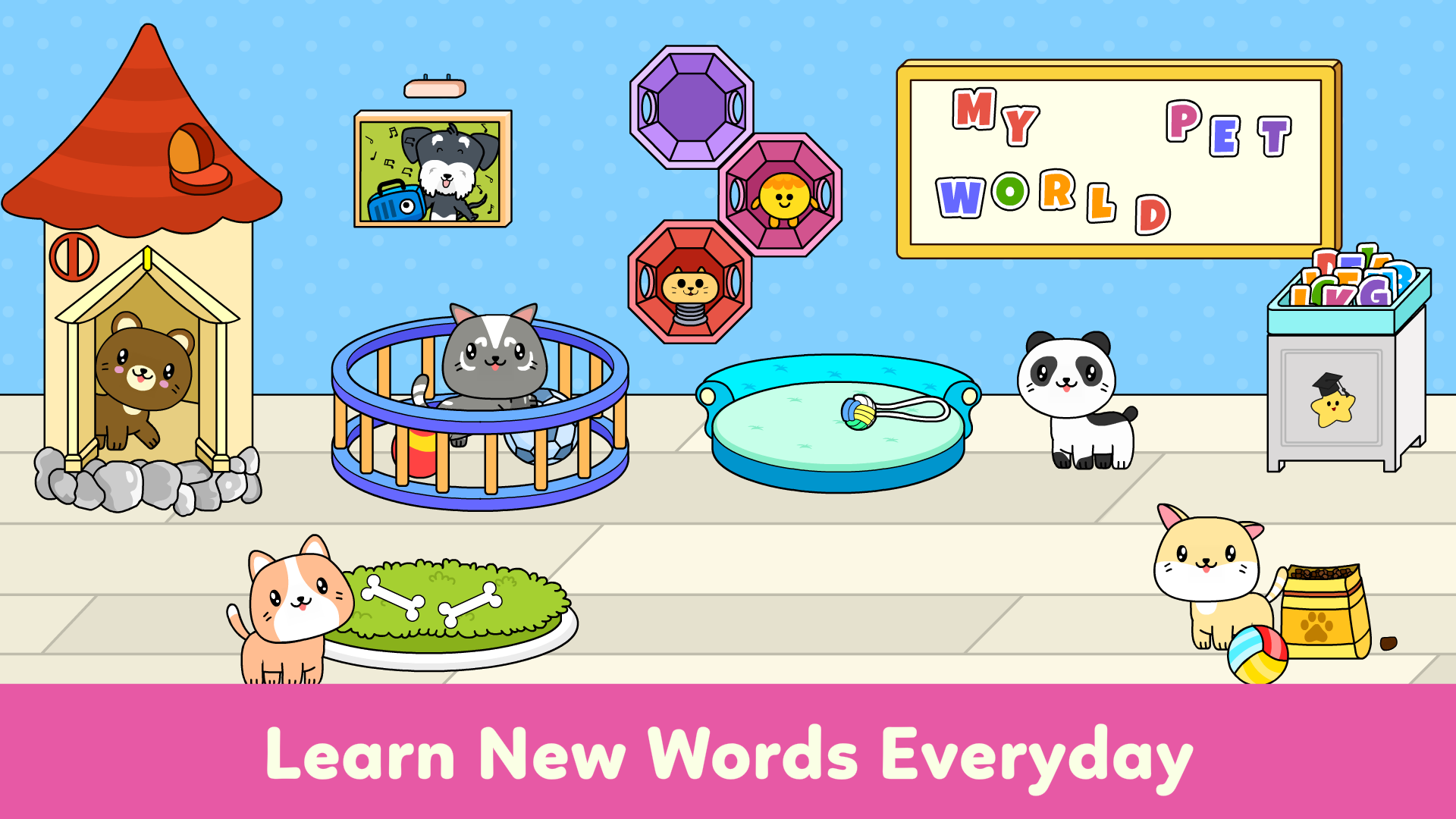 اسکرین شات 8 بازی Tizi Town - My Pet Daycare