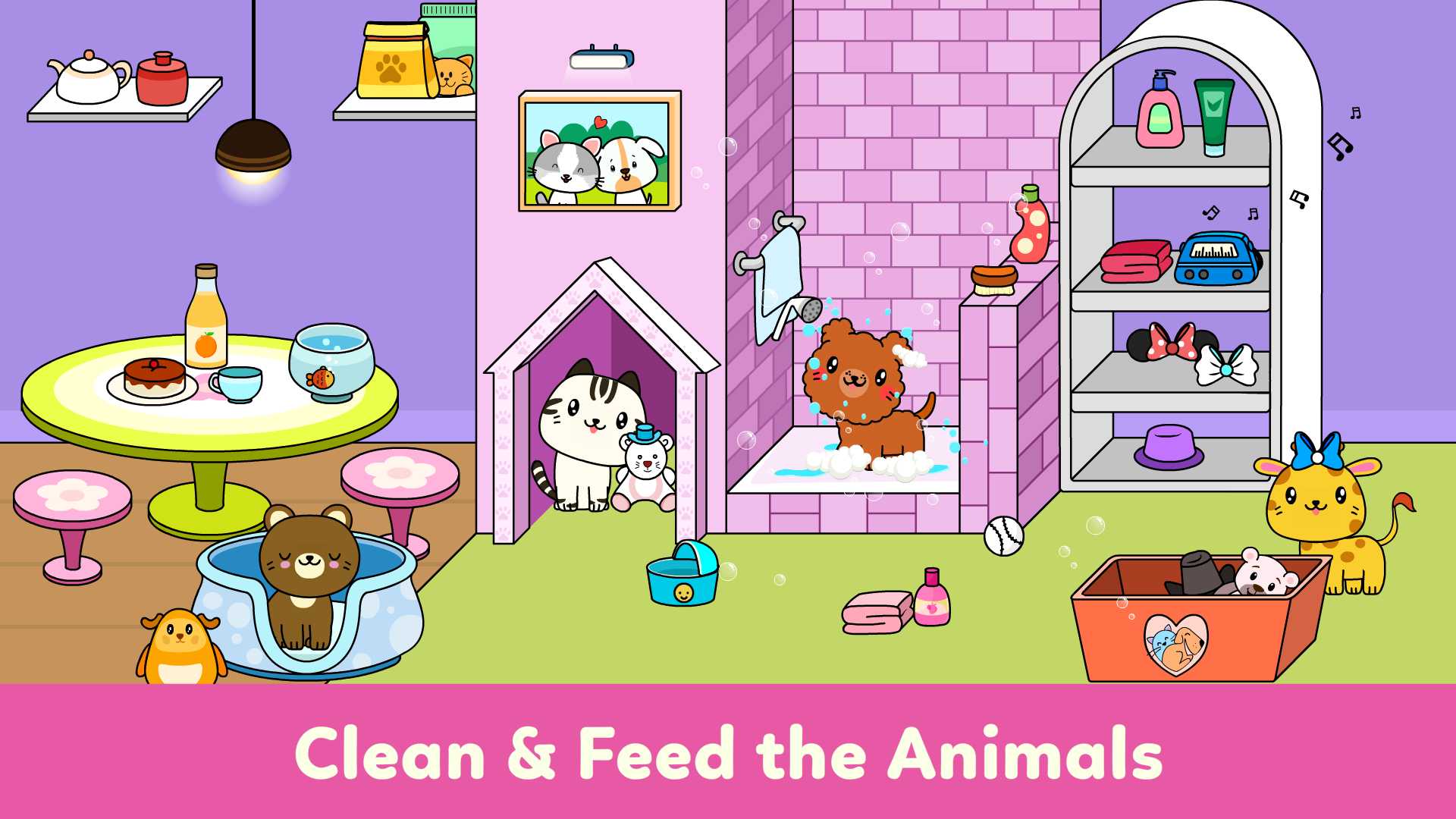 اسکرین شات 6 بازی Tizi Town - My Pet Daycare