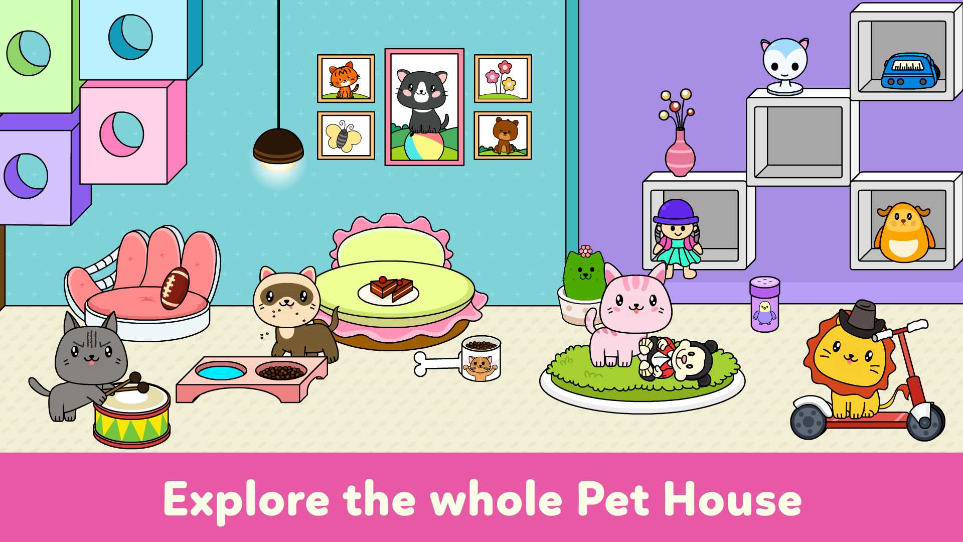 اسکرین شات 2 بازی Tizi Town - My Pet Daycare
