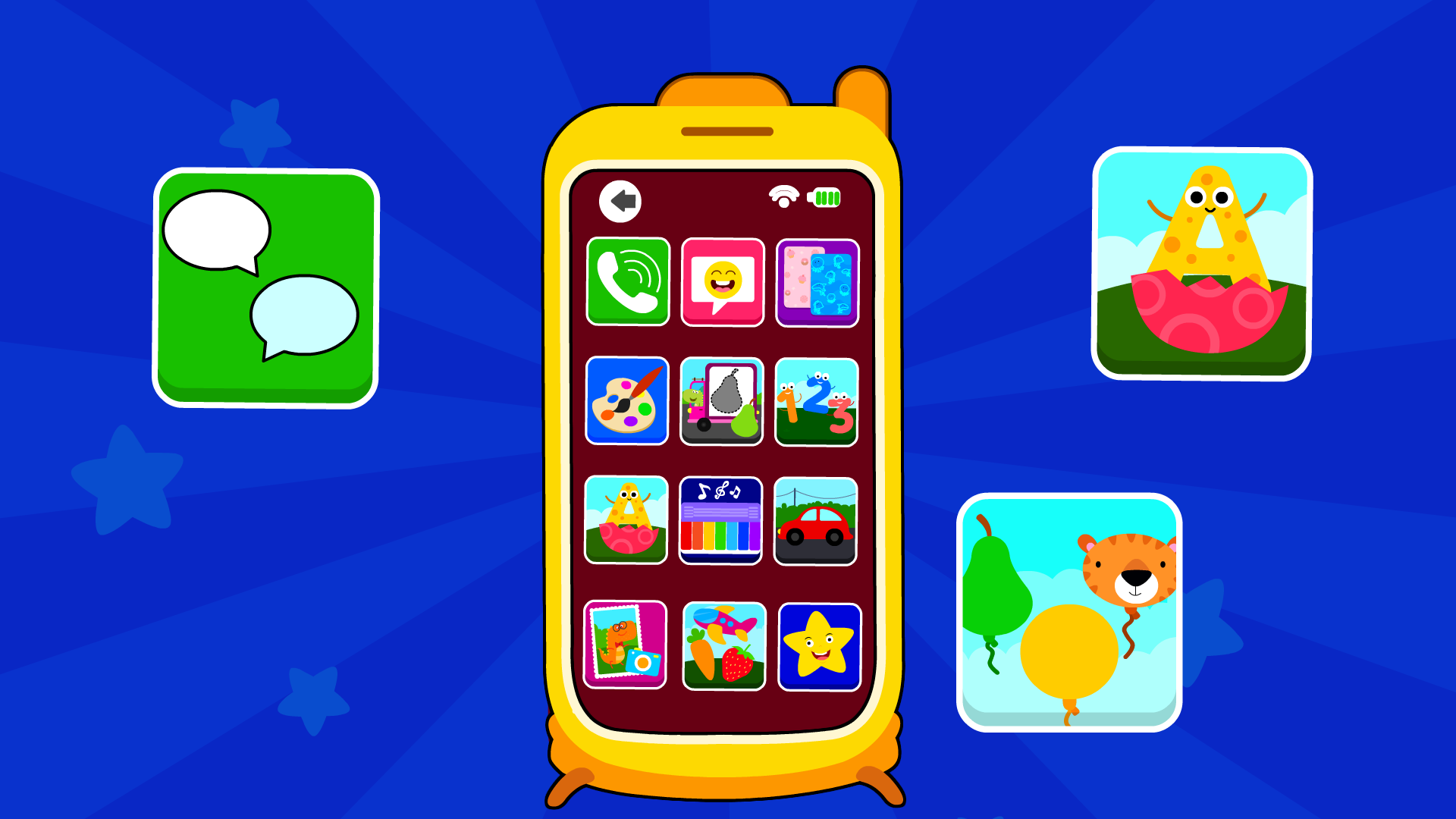 اسکرین شات 1 بازی Baby Games: Phone For Kids App