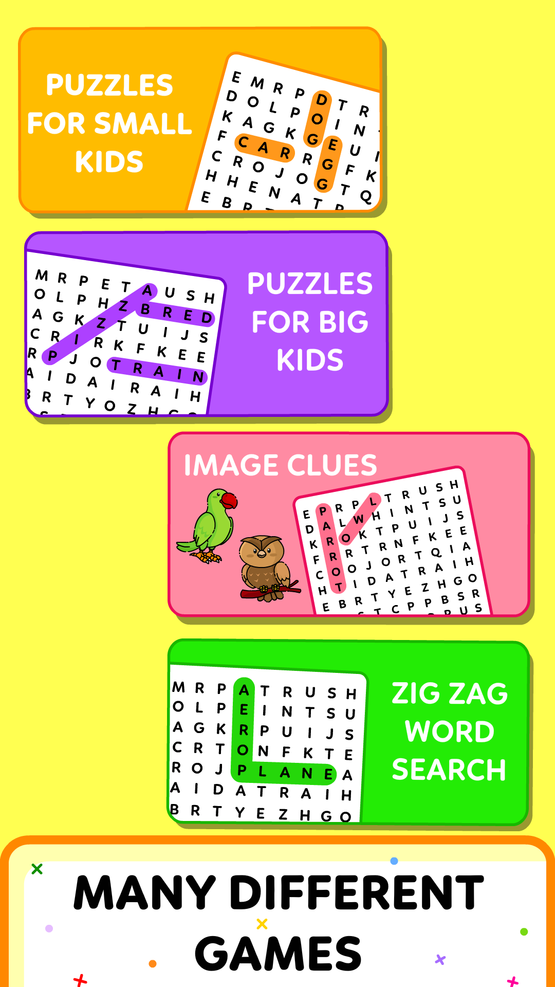 اسکرین شات 4 بازی Kids Word Search Games Puzzle