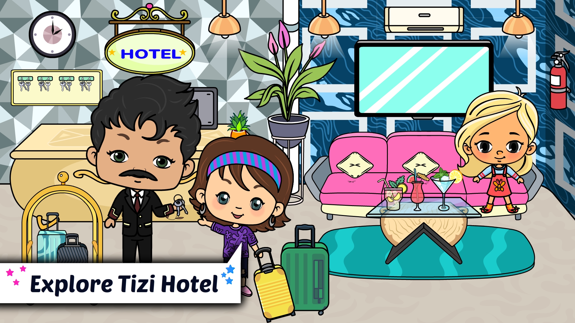 اسکرین شات 8 بازی Tizi Town - My Hotel Games