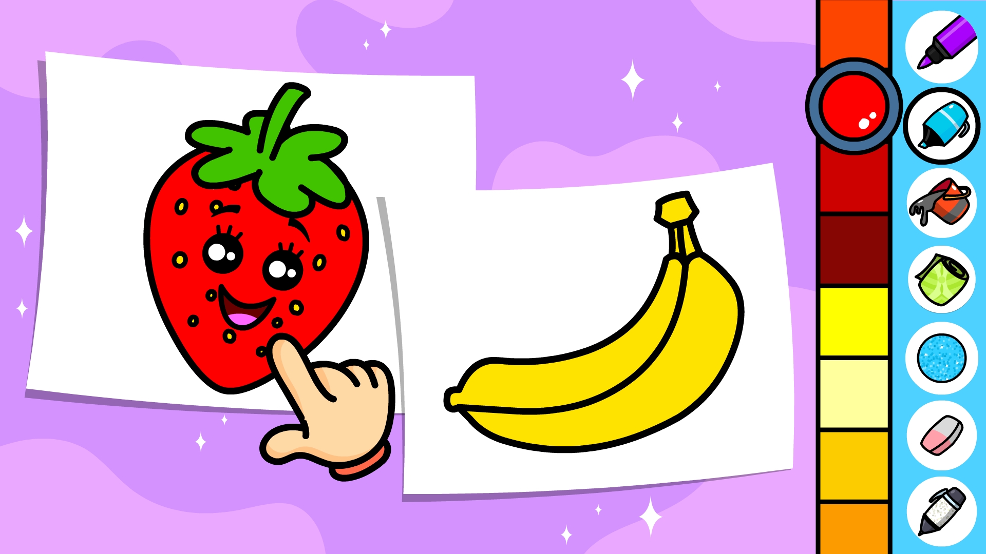 اسکرین شات 1 بازی Baby Coloring Games for Kids