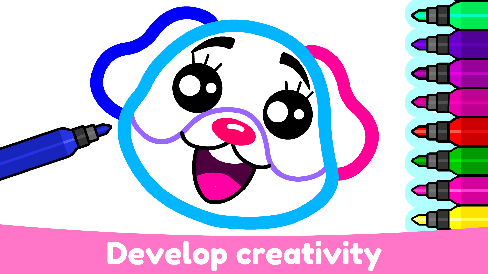 اسکرین شات 7 بازی Kids Drawing & Coloring Games