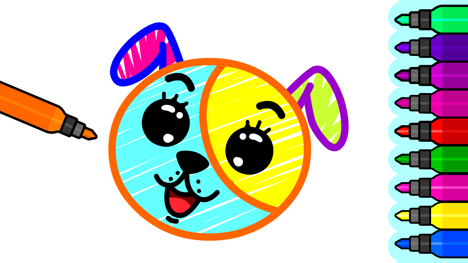 اسکرین شات 8 بازی Kids Drawing & Coloring Games