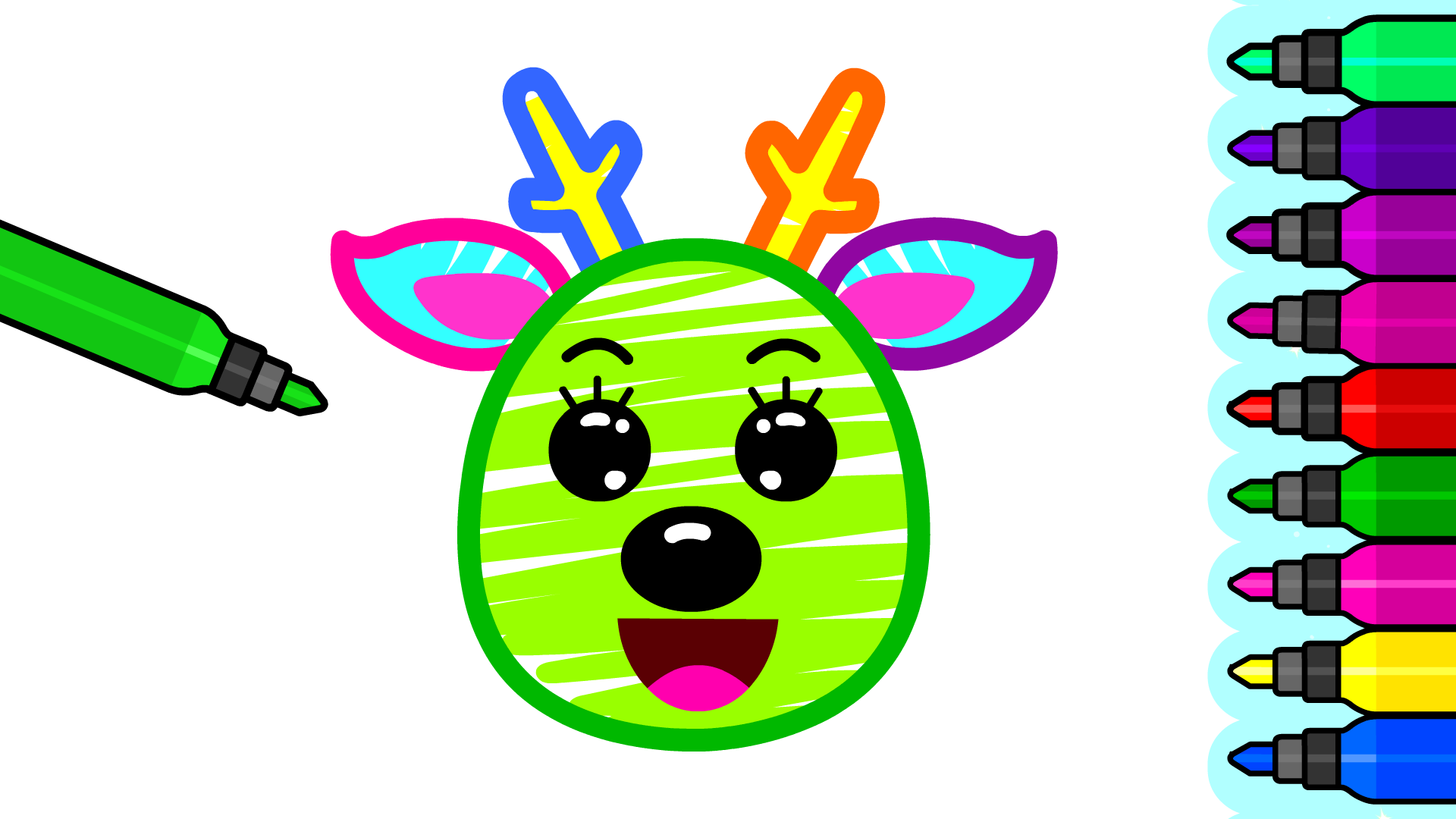 اسکرین شات 5 بازی Kids Drawing & Coloring Games