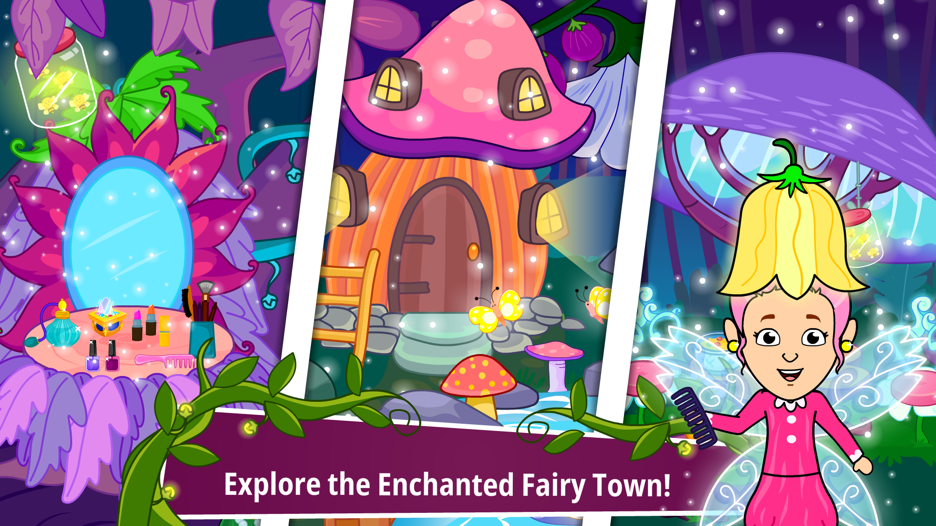 اسکرین شات 1 بازی My Magical Town Fairy Land
