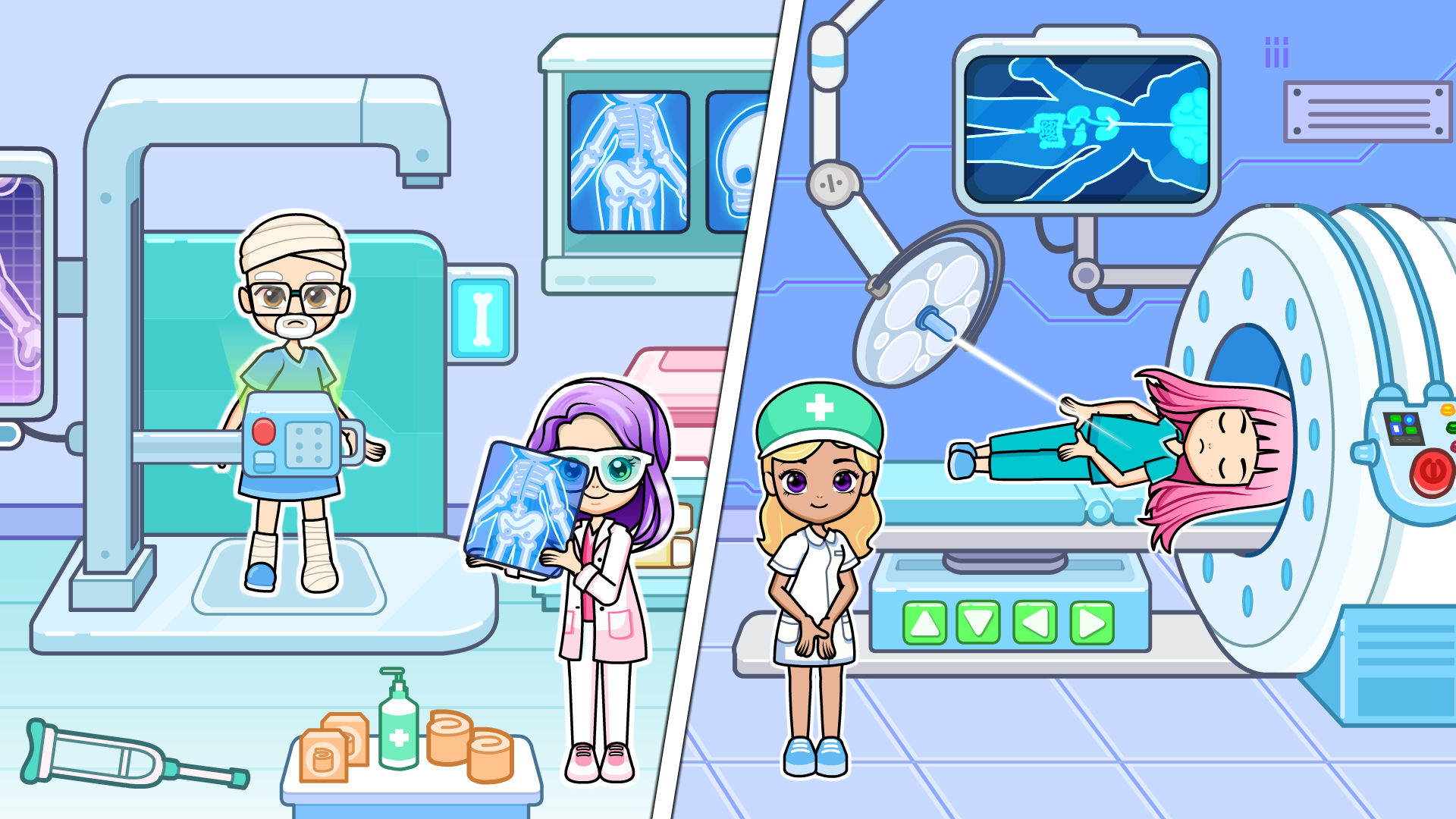 اسکرین شات 6 بازی My Hospital Town Doctor Games