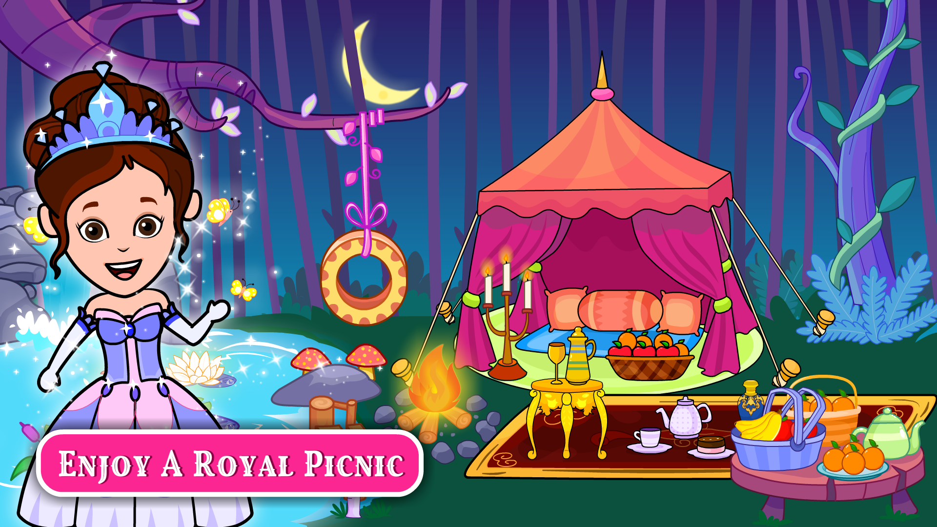 اسکرین شات 3 بازی Tizi World Princess Town Games