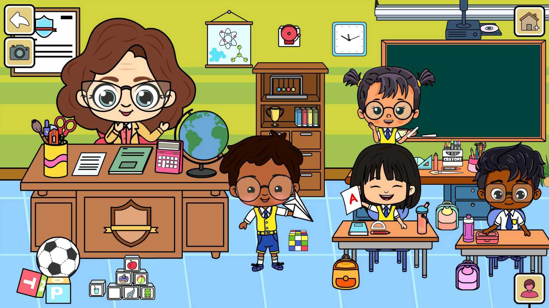 اسکرین شات 3 بازی Tizi Town - My School Games