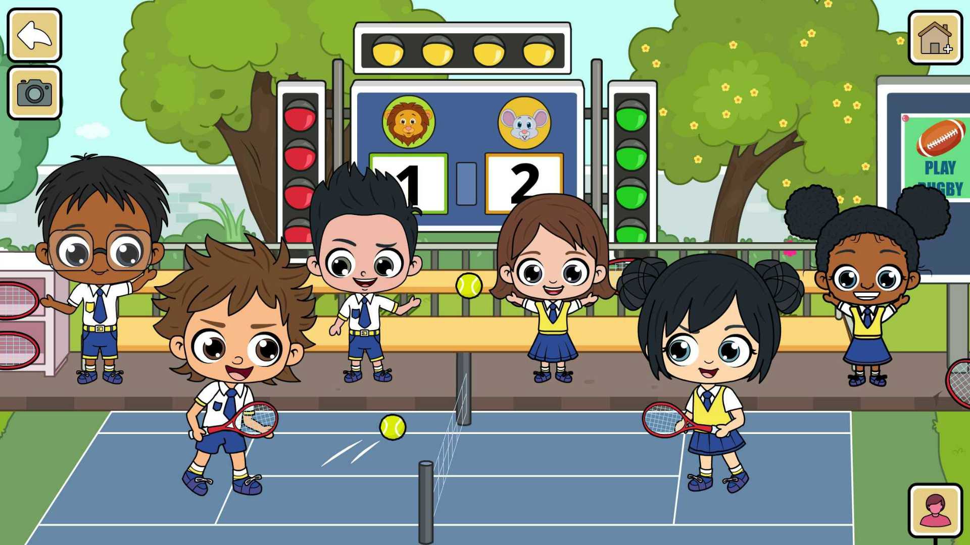 اسکرین شات 5 بازی Tizi Town - My School Games