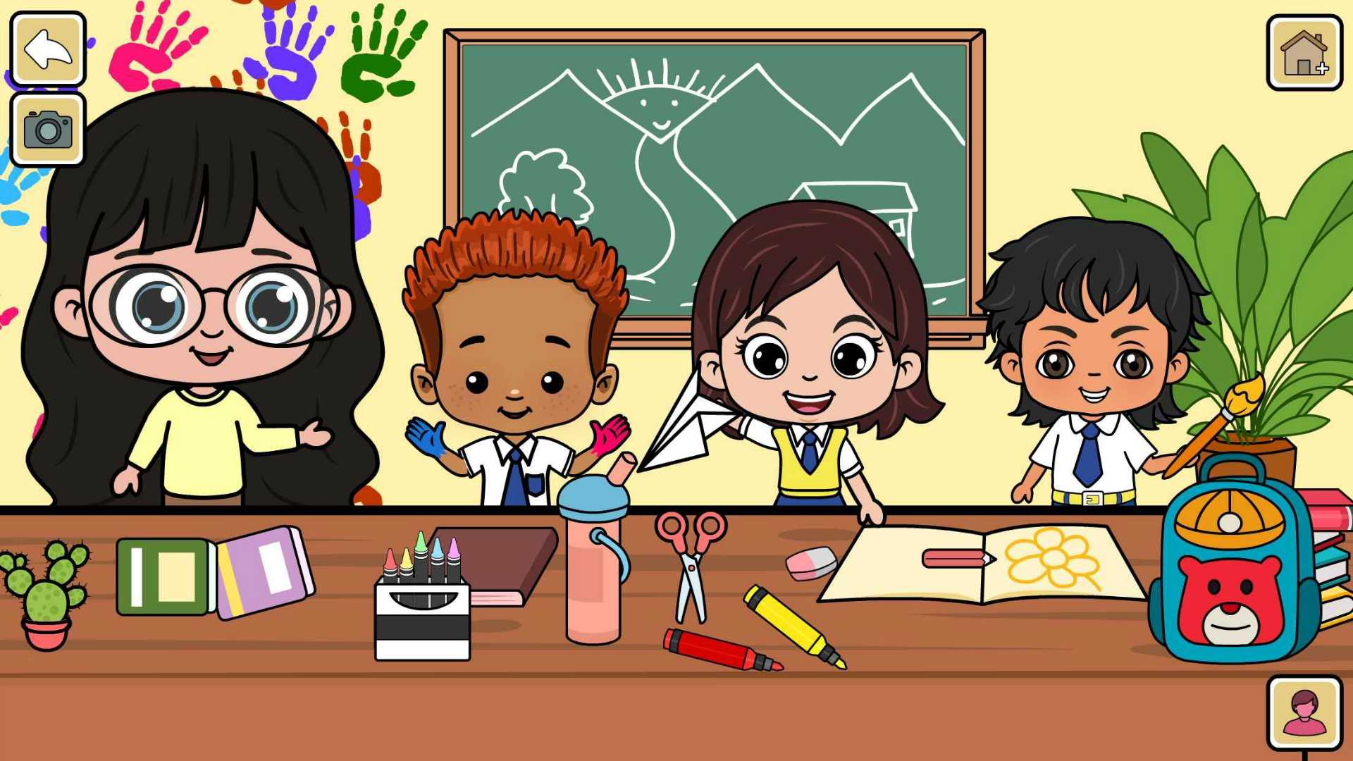 اسکرین شات 2 بازی Tizi Town - My School Games