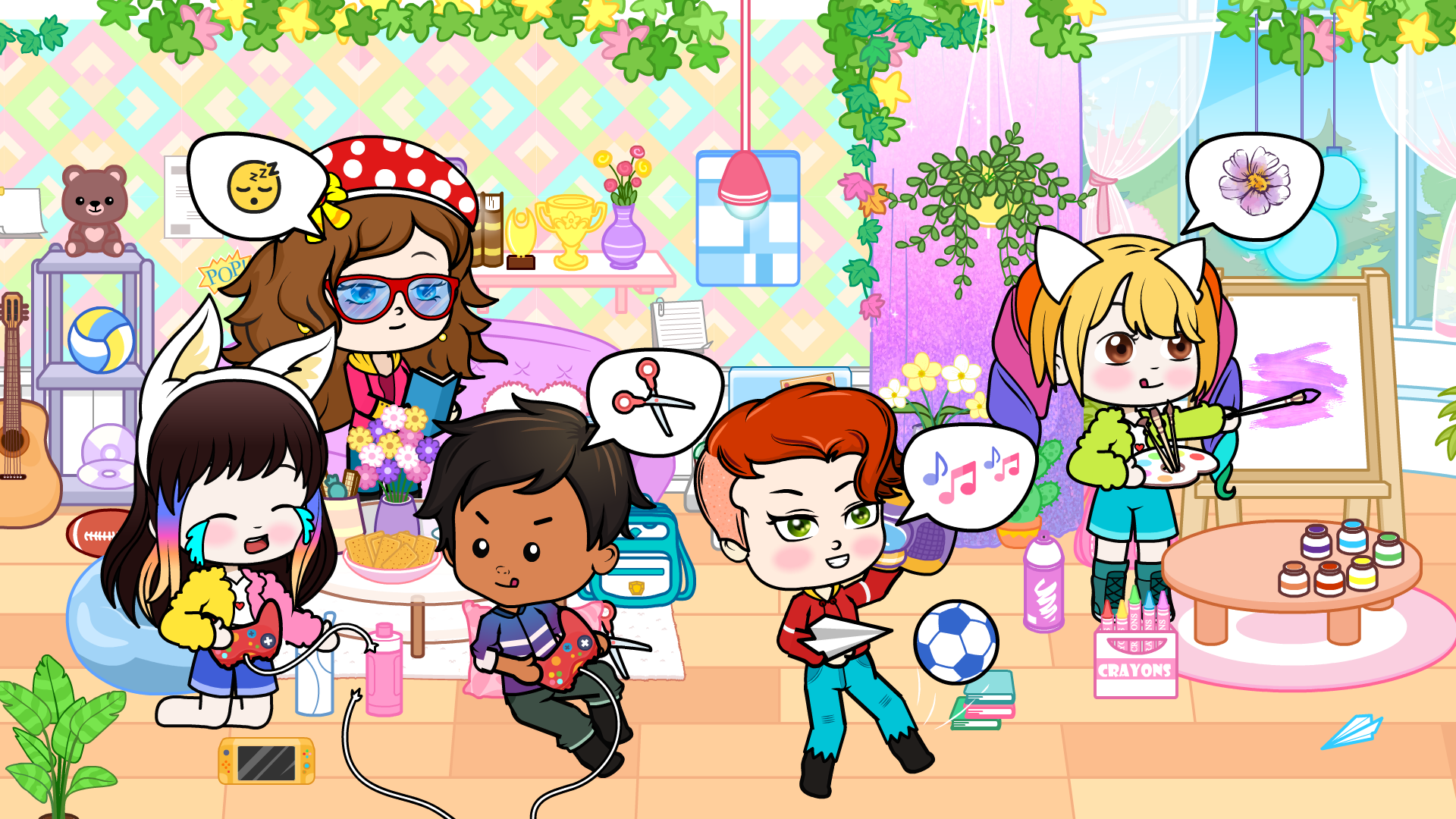 اسکرین شات 5 بازی Tizi Town: Doll Dress Up Games