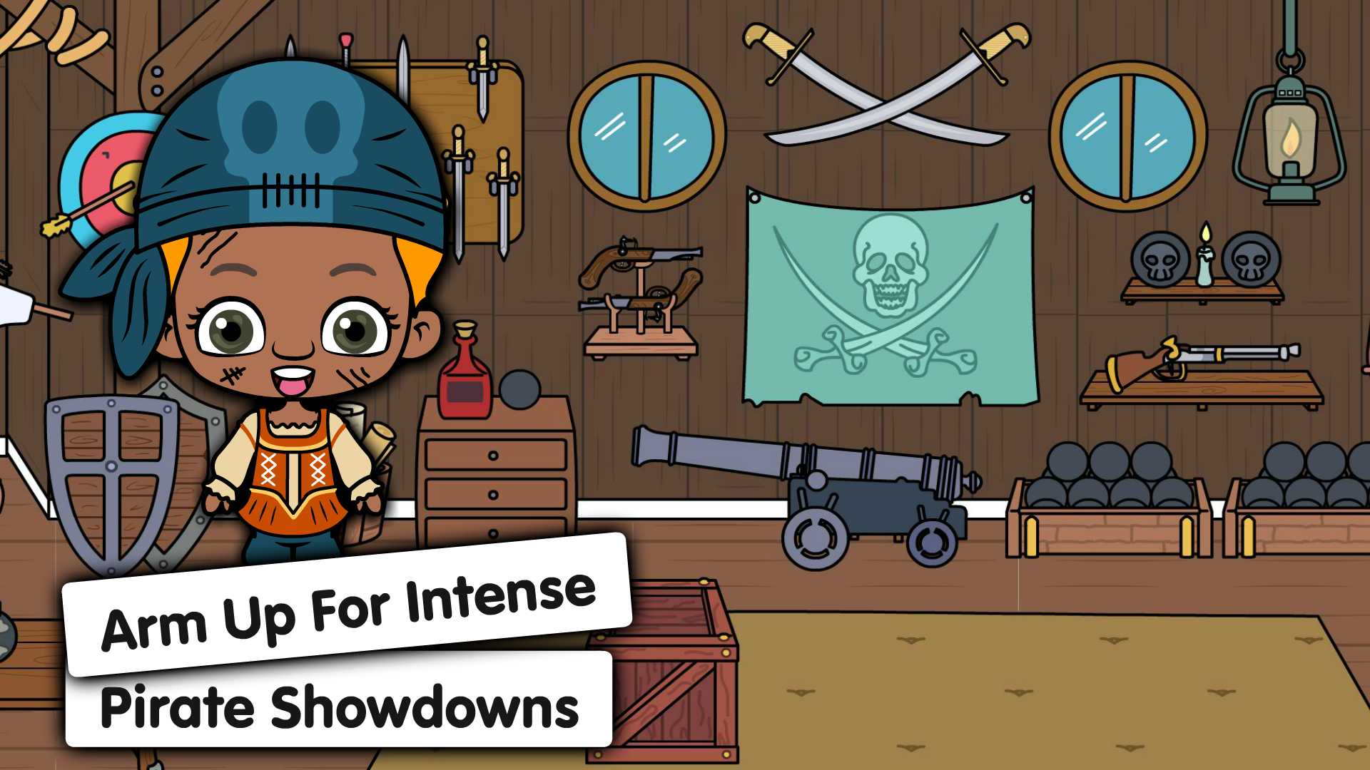 اسکرین شات 5 بازی My Pirate Town: Treasure Games