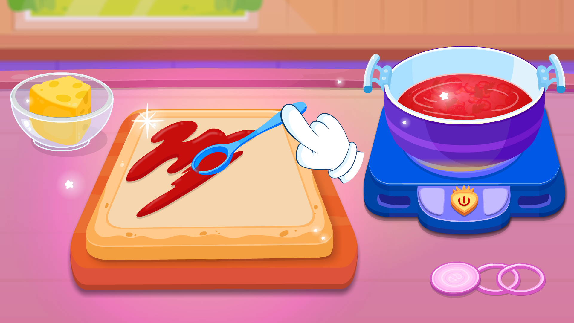 اسکرین شات 3 بازی Kids Pizza Maker Cooking Games