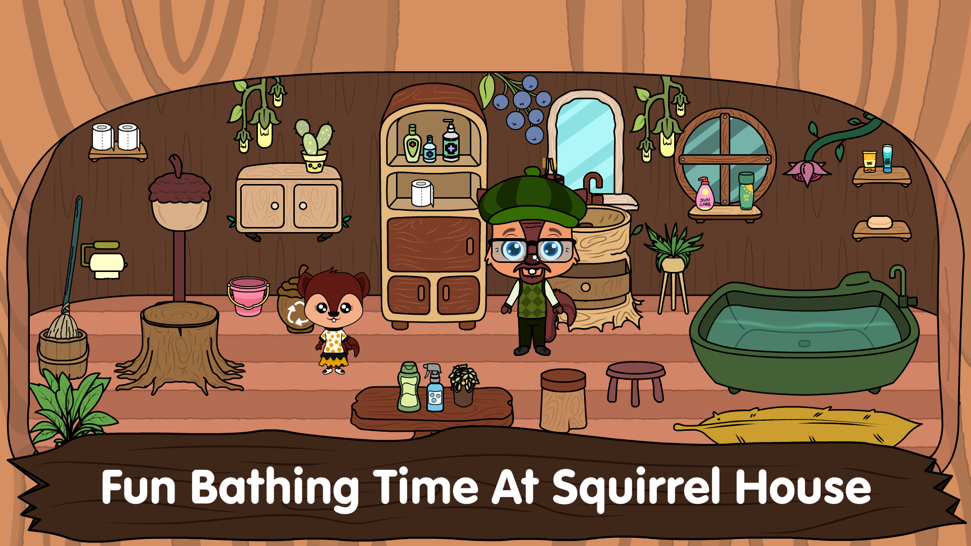 اسکرین شات 4 بازی Animal Town - My Squirrel Home