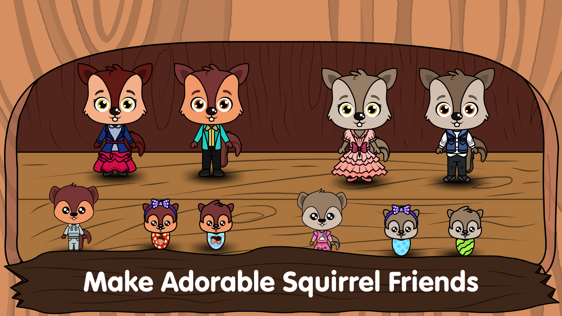 اسکرین شات 3 بازی Animal Town - My Squirrel Home