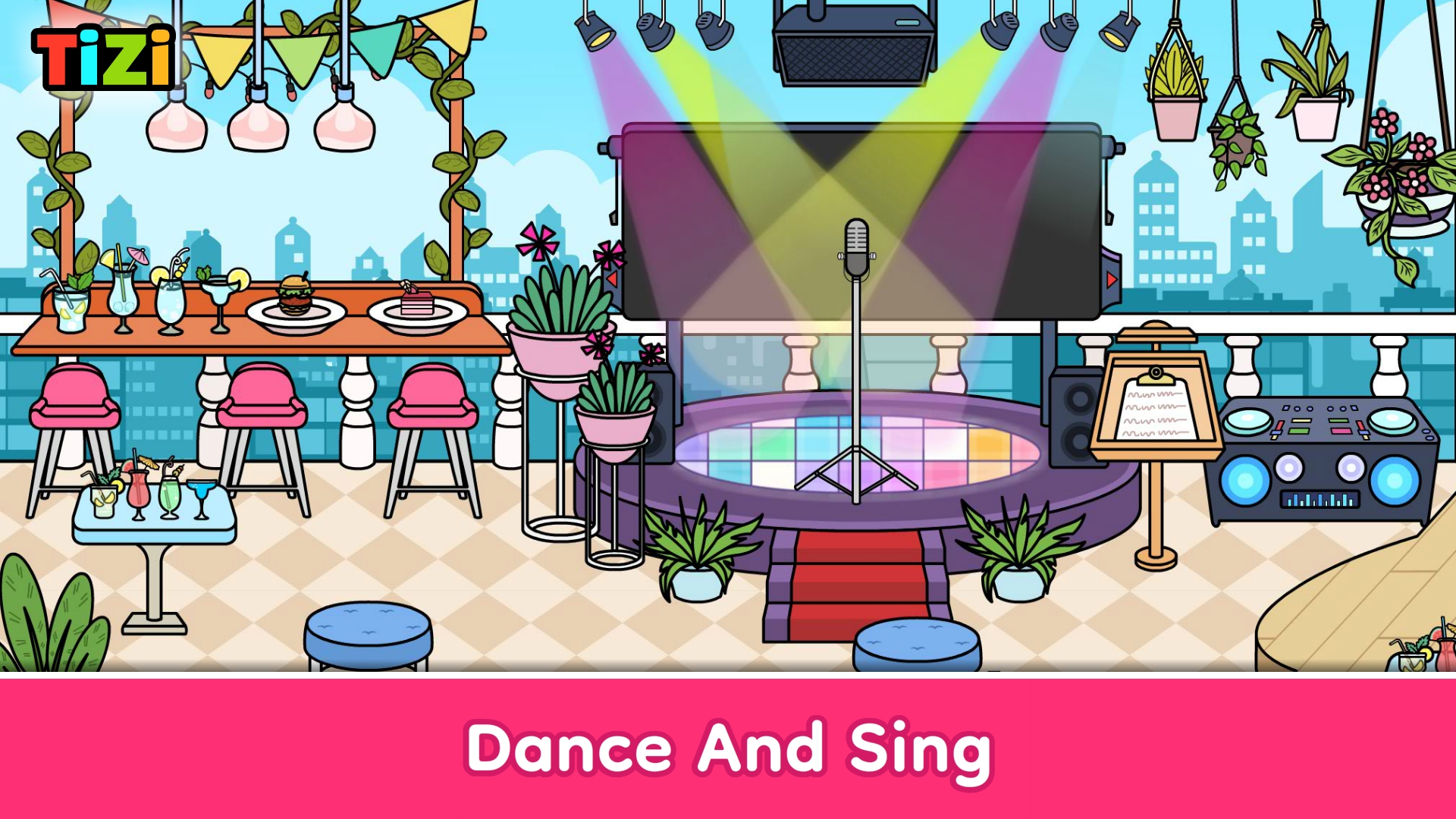 اسکرین شات 6 بازی My Tizi City - Town Life Games