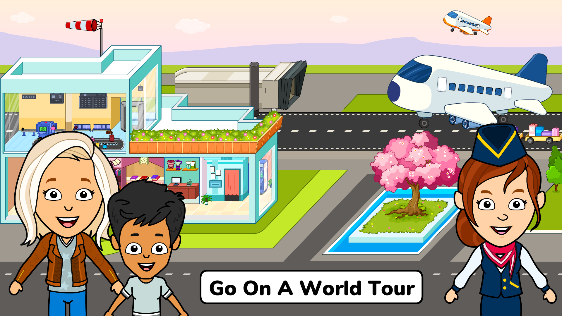 اسکرین شات 1 بازی Tizi Town - My Airport Games