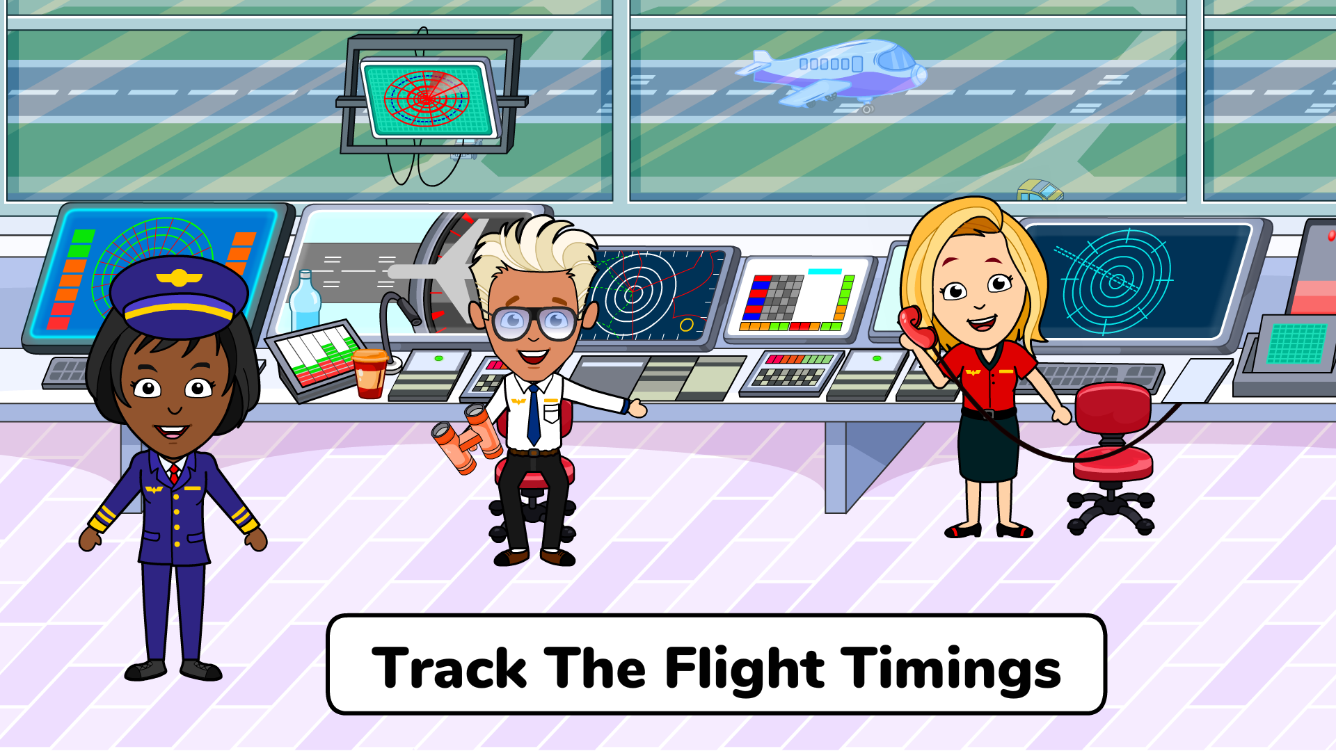 اسکرین شات 4 بازی Tizi Town - My Airport Games