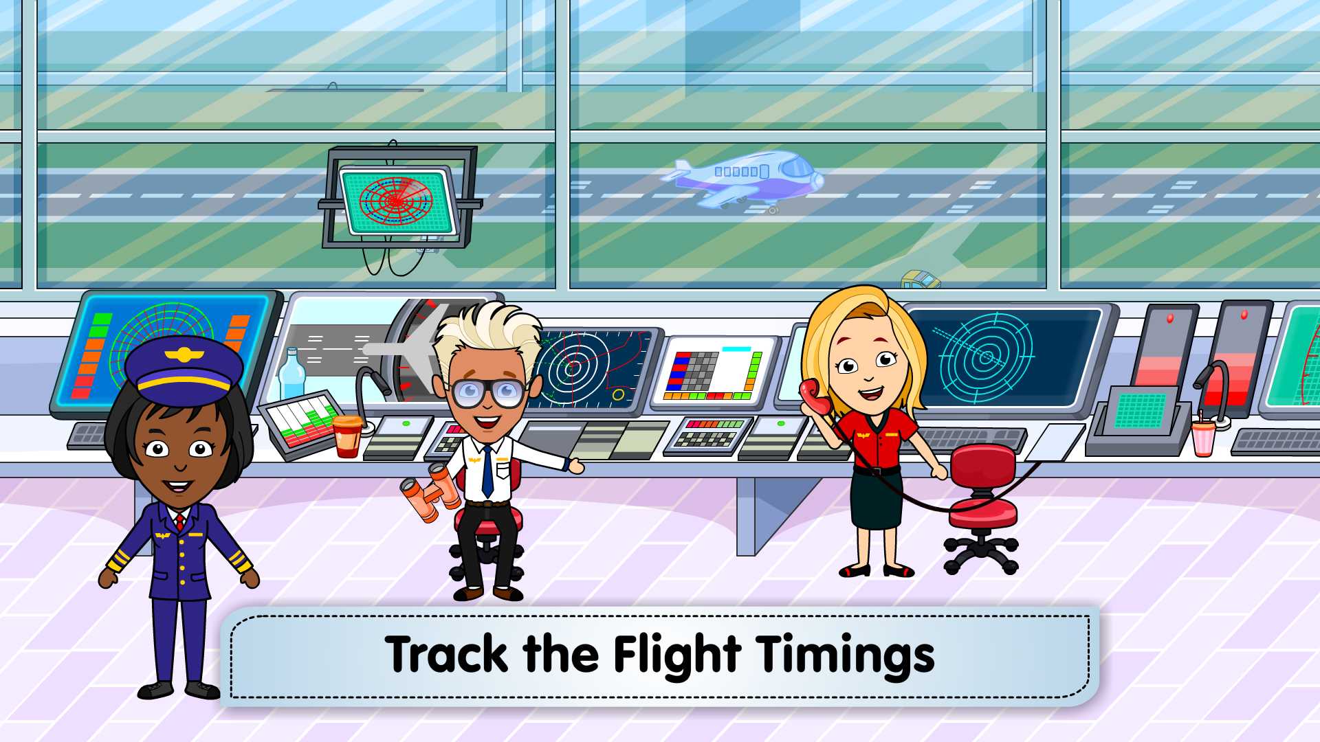 اسکرین شات 4 بازی Tizi Town - My Airport Games