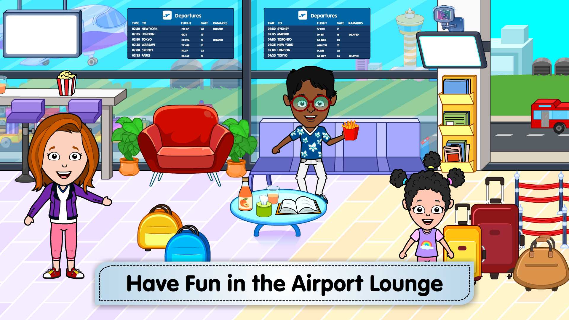 اسکرین شات 5 بازی Tizi Town - My Airport Games