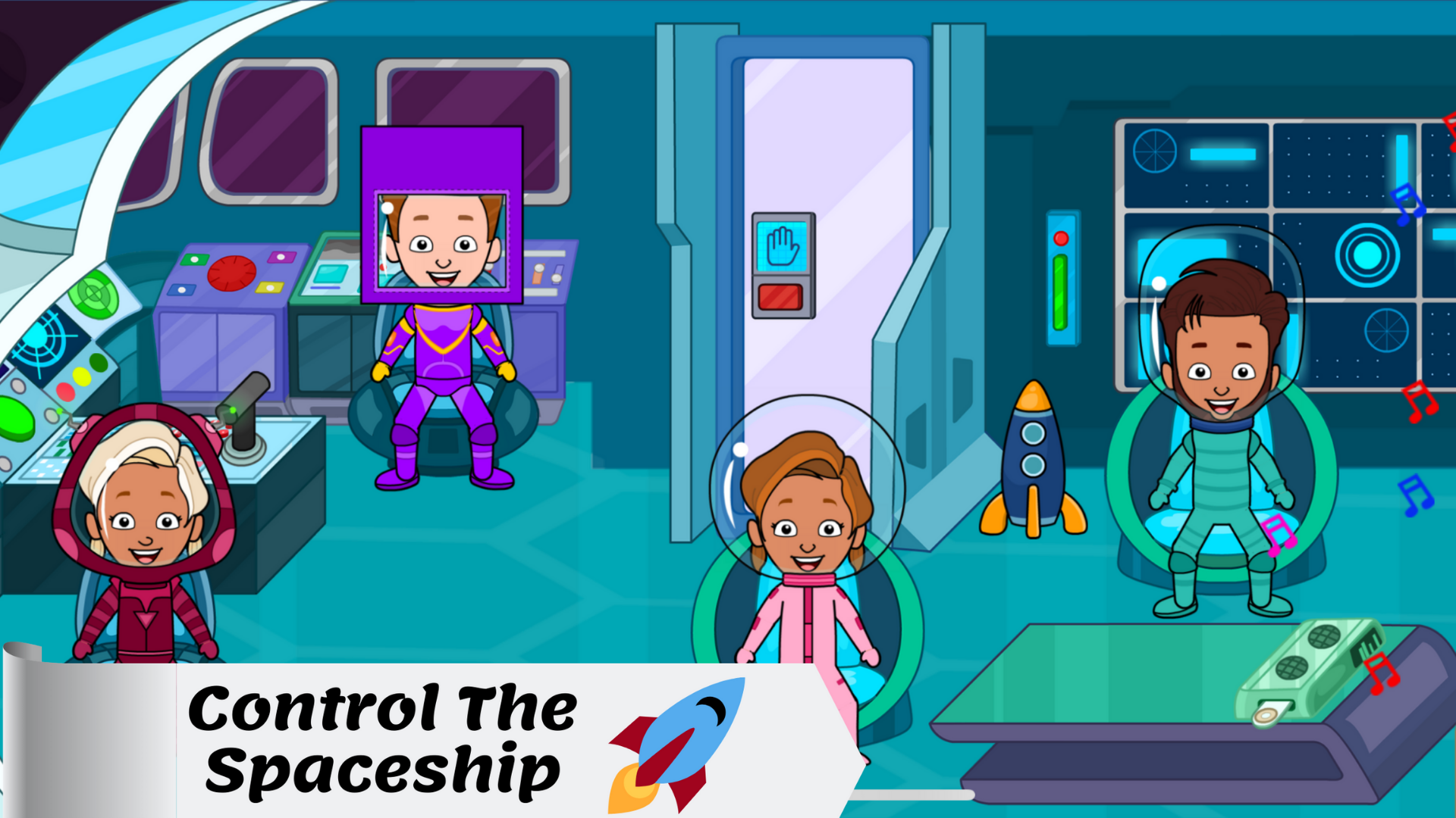 اسکرین شات 1 بازی Tizi Town - My Space Adventure