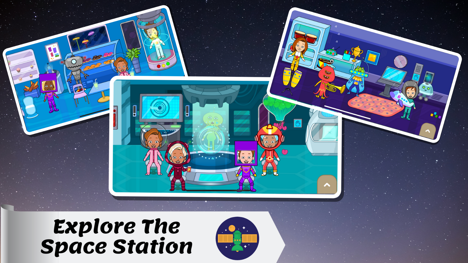 اسکرین شات 2 بازی Tizi Town - My Space Adventure