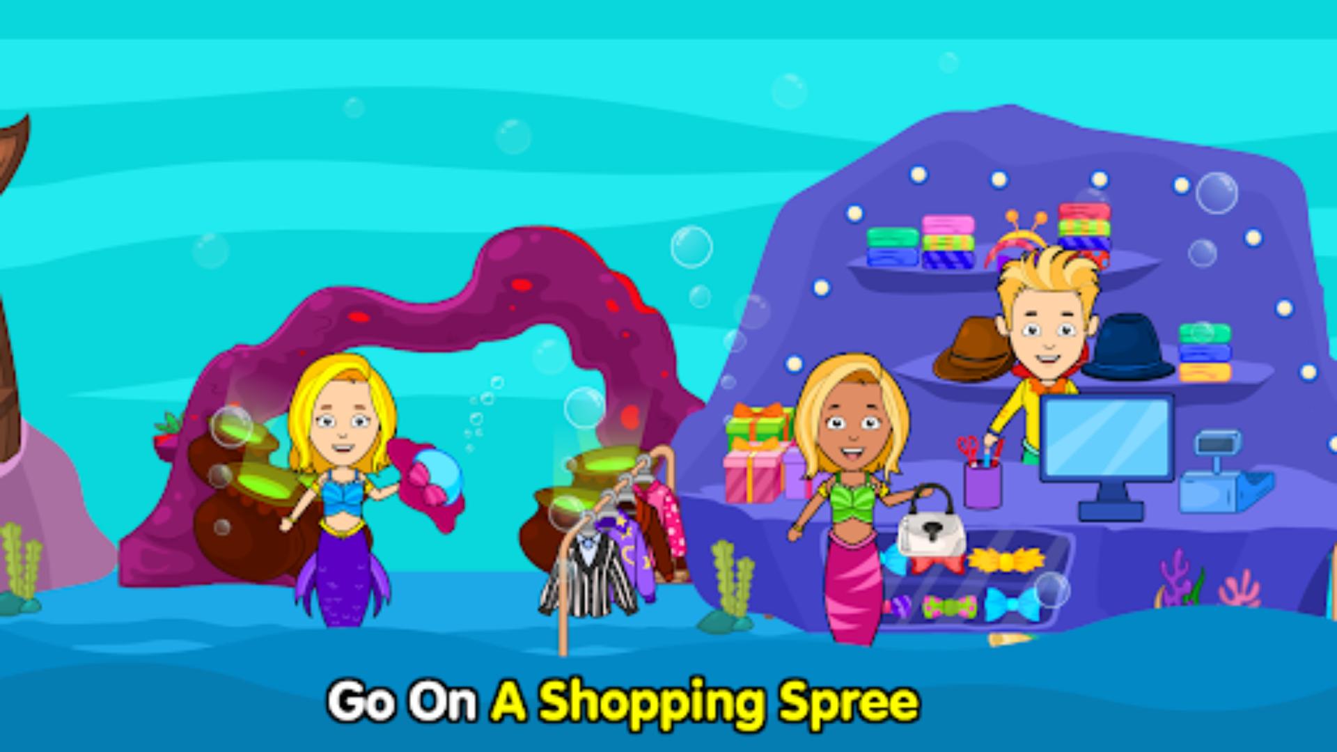 اسکرین شات 6 بازی Tizi Town: My Mermaid Games