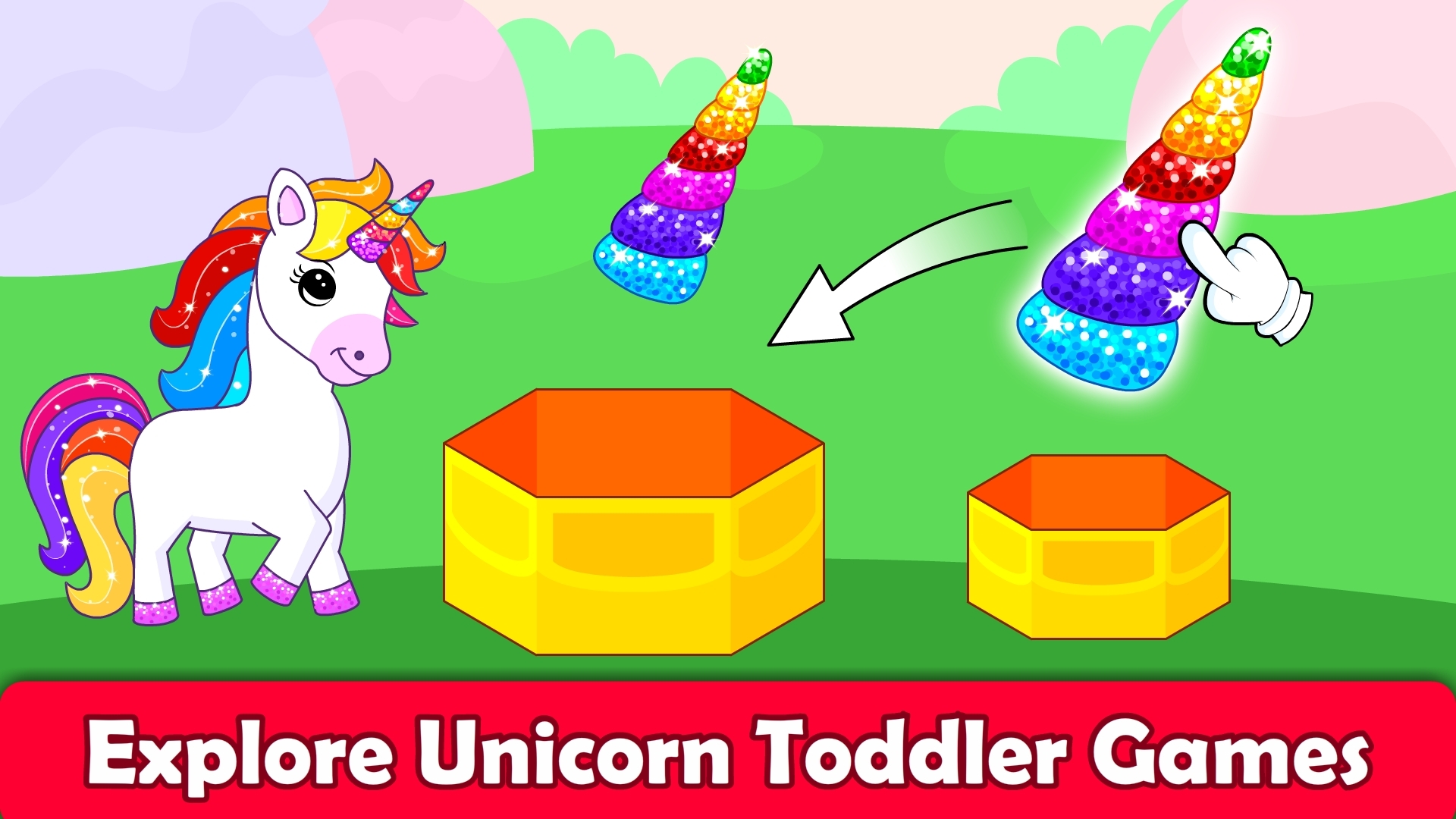 اسکرین شات 3 بازی Unicorn Games for 2+ Year Olds