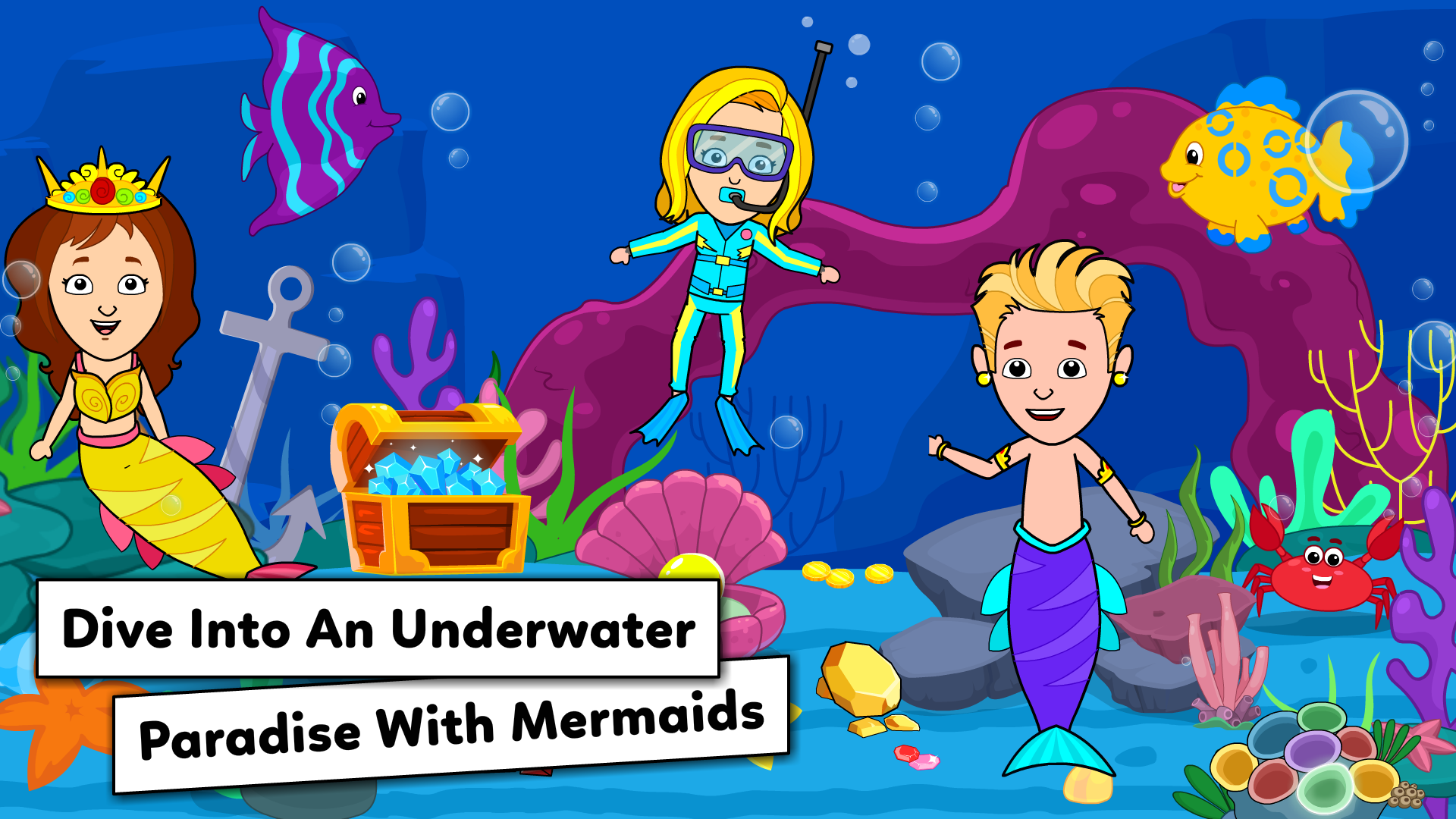 اسکرین شات 4 بازی Tizi Town: My Home World Games