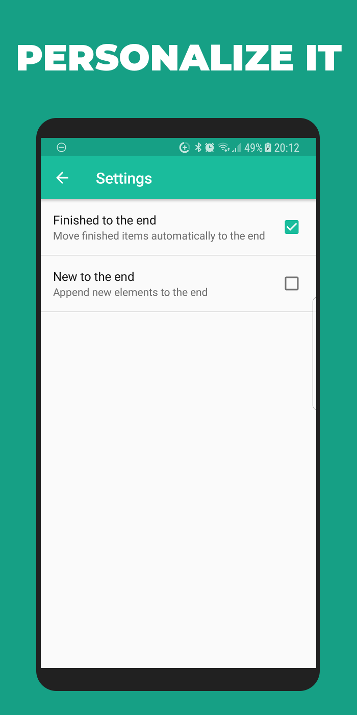 اسکرین شات 2 برنامه ToDo List & Widget for Edge Sc